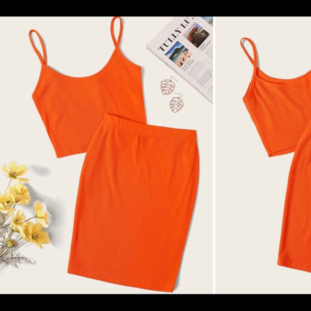 Orange Two-Piece